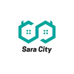 Modern Teal and Hexagonal City Logo Design Concept Logo Template