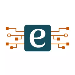 Modern Tech-Inspired Alphabet Design with Network Elements Logo Template