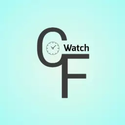 Modern Typography Design Featuring Stylish Watch Elements Logo Template
