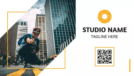 Modern Urban Photography Studio Business Card Template