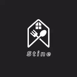 Modern White Kitchenware Design Showcasing Home Cooking Logo Template