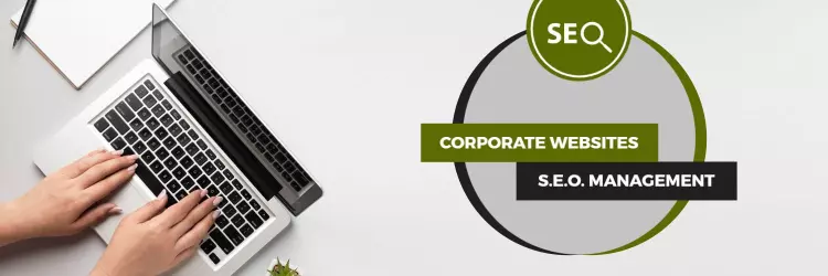 Modern Workspace with SEO Management Themes Twitter Banner Template