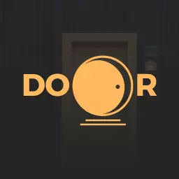 Modern Yellow Door Design Symbolizing Entryway Access Logo Template