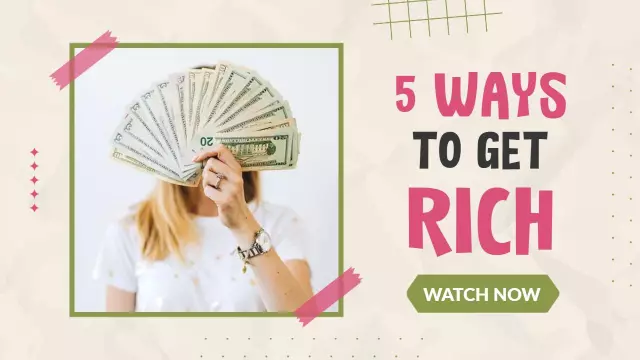 Money Growth Strategies Get Rich Trending YouTube Thumbnail Template