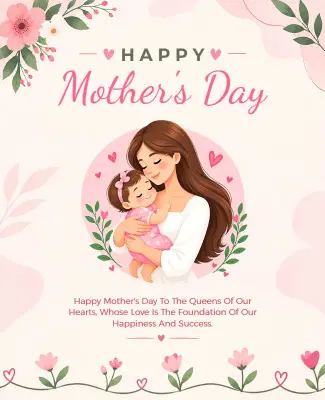 Mother's Day Celebration Poster Template