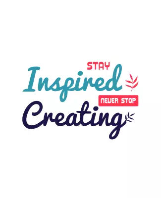 Motivational Creativity Quote Flyer Template