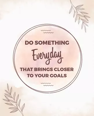 Motivational Goal Achievement Flyer Template