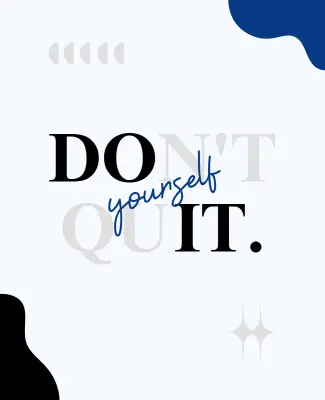 Motivational Inspirational Quote Typography Poster Template