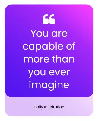 Motivational Quote Inspiration Daily Affirmations Poster Template