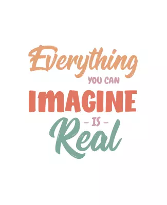 Motivational Quote on Imagination Flyer Template