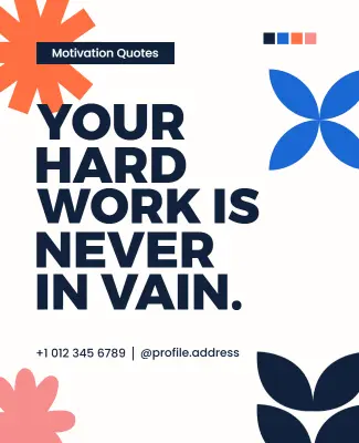 Motivational Quotes Inspiration Poster Template