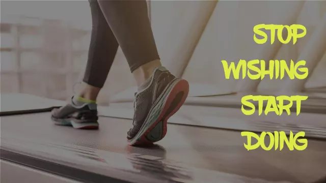 Motivational Walking Fitness Journey YouTube Thumbnail Template