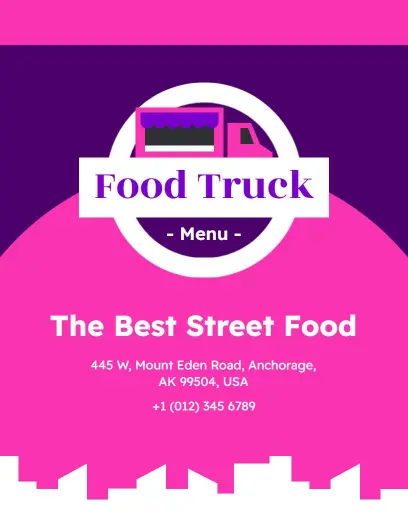 Mouthwatering Burritos and Bowls for Street Food Lovers Menu Template