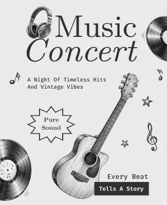 Music Concert Event Poster Template