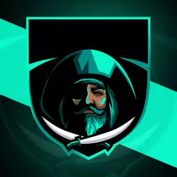 Mystic Warrior with Sword Represents Competitive Esports Logo Template