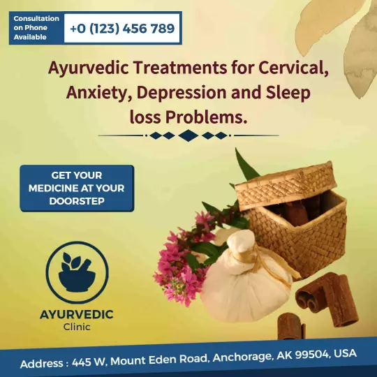 Natural Ayurvedic Treatments for Health Issues at Home Ad Template