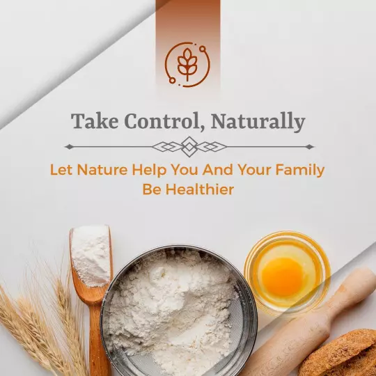 Natural Ingredients for Healthier Grocery Choices Ad Template