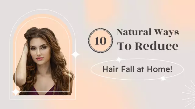 Natural Remedies Hair Fall Treatment YouTube Thumbnail Template