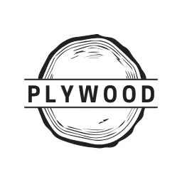 Natural Wood Texture in Classic Style for Plywood Logo Template