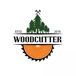 Nature-Inspired Business Logo Featuring Woodcutter Theme Logo Template