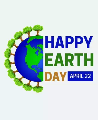 Nature-Themed Colorful Earth Day Celebration Poster Template