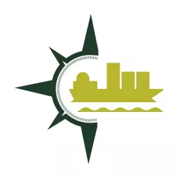 Nautical Star Design Symbolizing Efficient Logistics Sector Logo Template