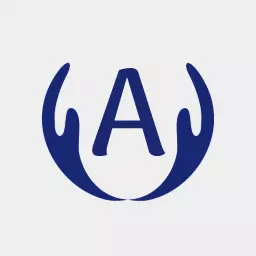 Navy Blue Letter A Design Emphasizing Alphabet Concept Logo Template