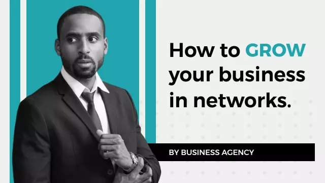 Network Growth Strategies for Your Business YouTube Thumbnail Template