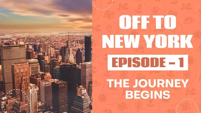 New York City Skyline Adventure Travel YouTube Thumbnail Template