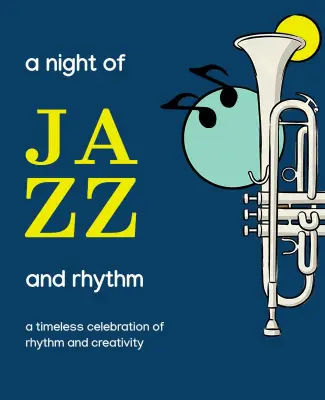 Night of Jazz and Rhythm Poster Template