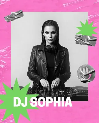 Nightclub DJ Performance Poster Template