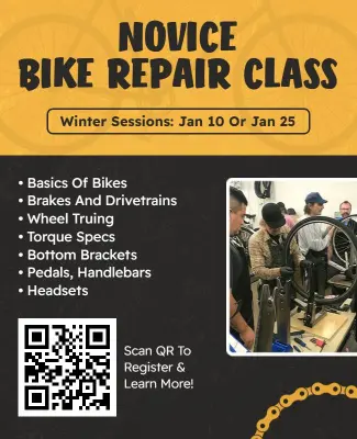 Novice Bike Repair Class Flyer Template