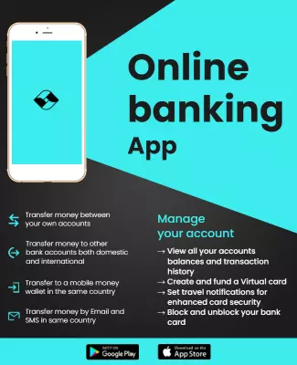 Online Banking Mobile App Promotion Flyer Template