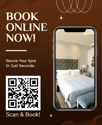 Online Booking Advertisement Flyer Template