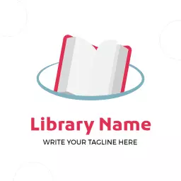 Open Book Symbolizes Knowledge in a Modern Library Logo Template