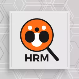 Orange and Black Creative HR Management Logo Design Logo Template