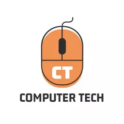 Orange Computer Mouse Design Represents Innovative Computer Logo Template