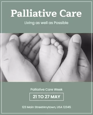 Palliative Care Awareness Week Flyer Template