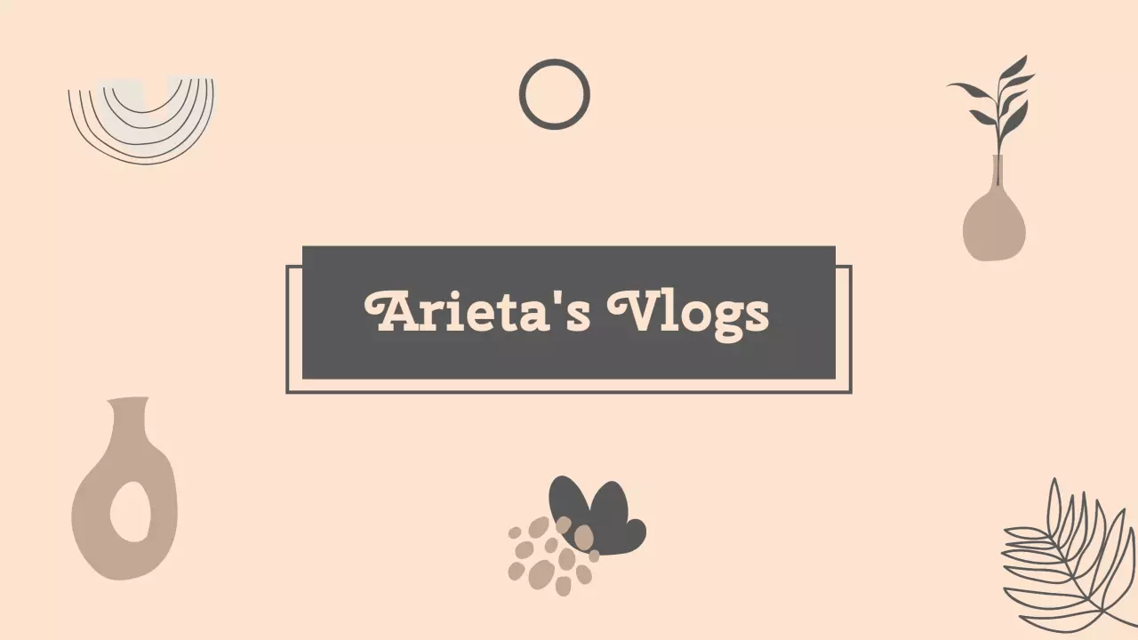 Pastel Color Design with Natural Motifs YouTube Banner Template