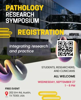 Pathology Research Symposium Registration Flyer Template