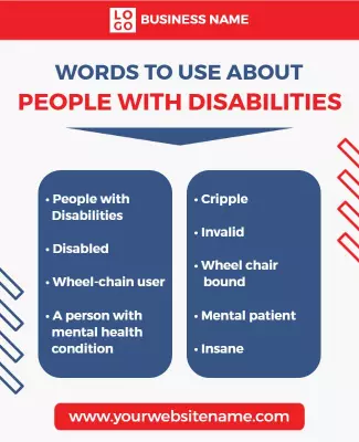 People with Disabilities Awareness Flyer Template