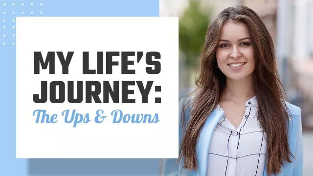 Personal Growth Story Journey Trending YouTube Thumbnail Template