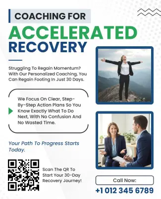Personalized Coaching for Accelerated Recovery Flyer Template