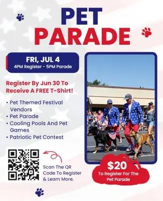 Pet Parade Event with Contest Flyer Template