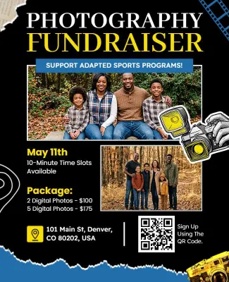 Photography Fundraiser Flyer Template