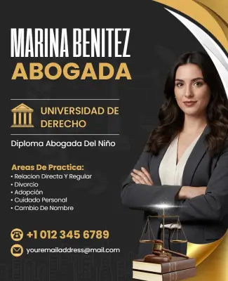 Plantilla De Volante Promocional Para Abogados