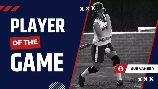 Player of the Game Baseball Action YouTube Thumbnail Template