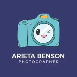 Playful Cartoon Camera Character for Photography Logo Template