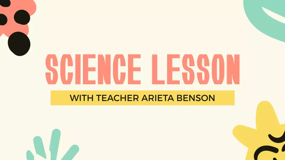 Playful Colorful Science Education Lesson Presentation Template