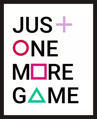 Playful Geometric Typography Gaming Poster Template